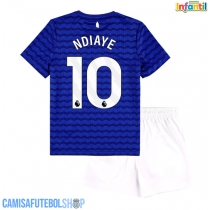 Camisa de time de futebol Everton Iliman Ndiaye #10 Replicas 1º Equipamento Infantil 2025-26 Manga Curta (+ Calças curtas)
